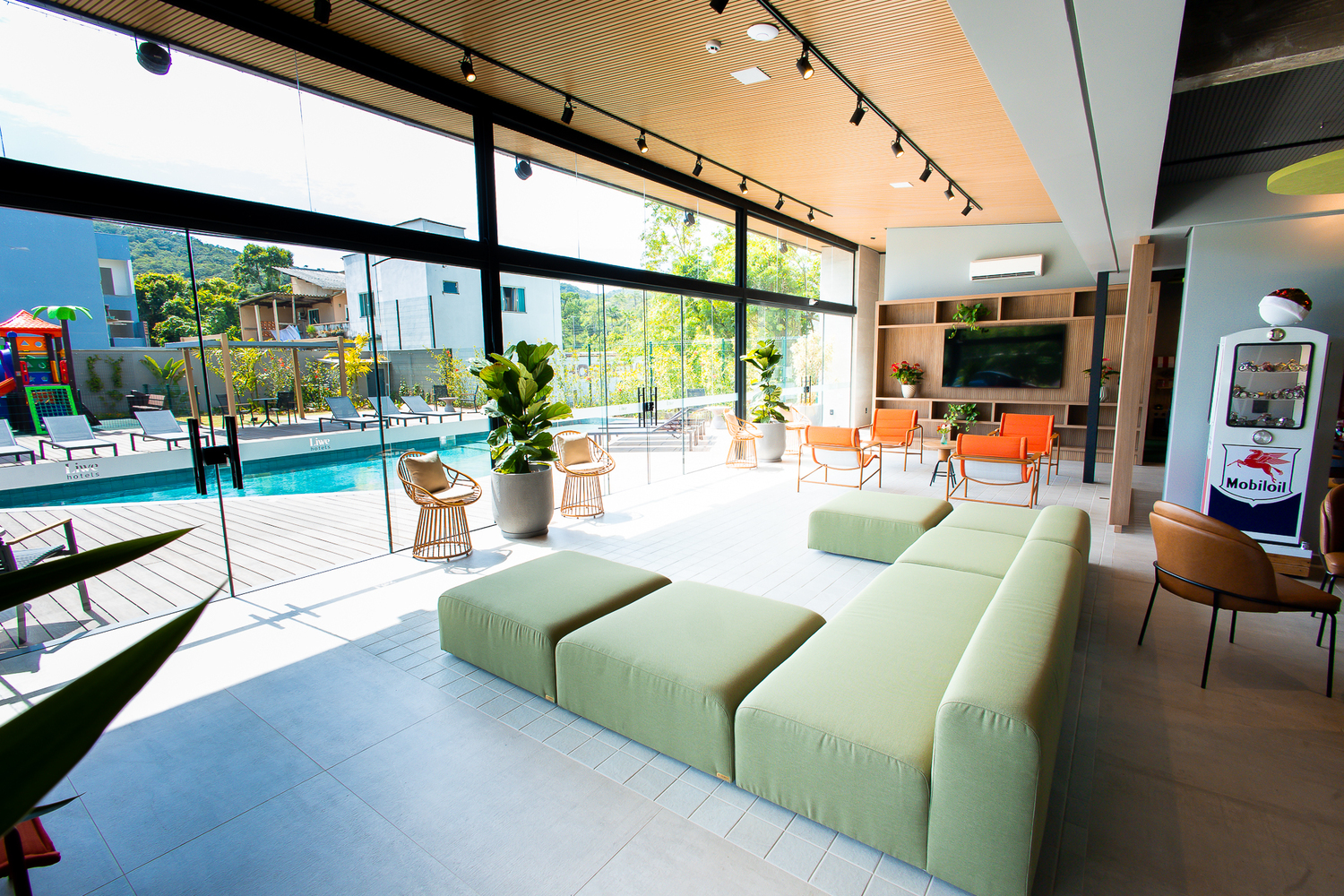 A arquitetura projetada para relaxar